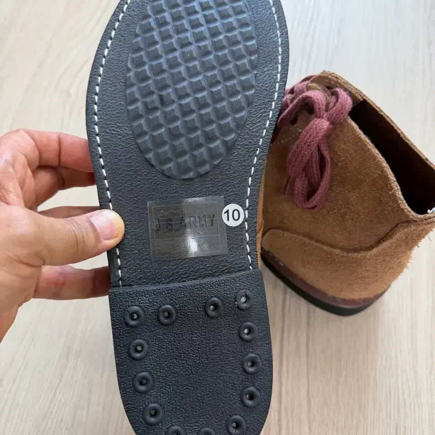[BUNJANG] Mil-Tec M3 Service Boots Brown Suede US 10 / 밀텍 M43 서비스부츠 US10 사이즈