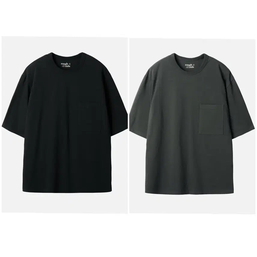 [SOLD OUT] 러프사이드 프라이머리 하프슬리브 반팔티 2개 일괄