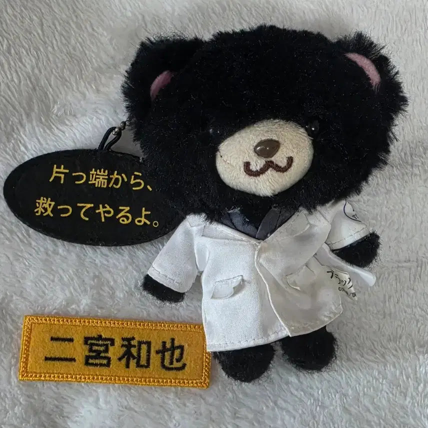 [SOLD OUT] 블랙페앙 토카이 베어 인형 아라시 니노미야 카즈나리