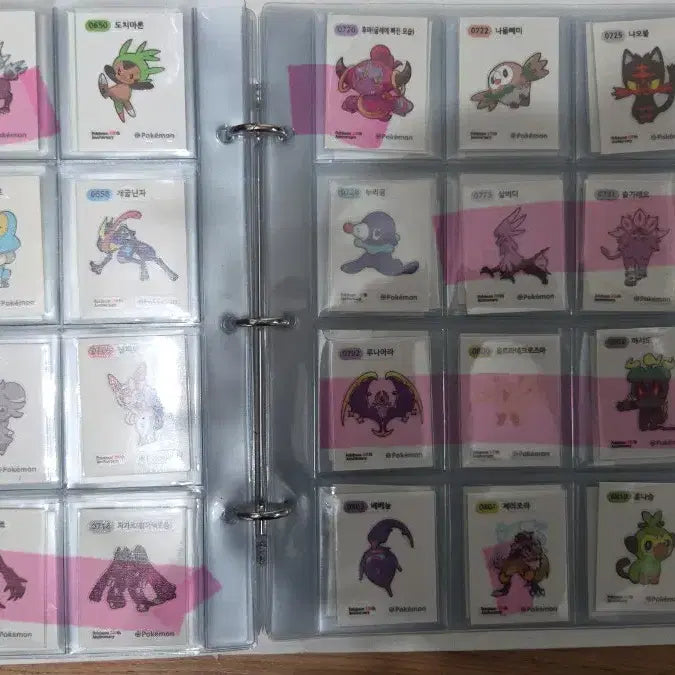 [BUNJANG] Pokemon Season 5 Rare Stickers - Legendary - Sealed / 포켓몬 띠부씰 시즌5  레어씰 전설 미개봉