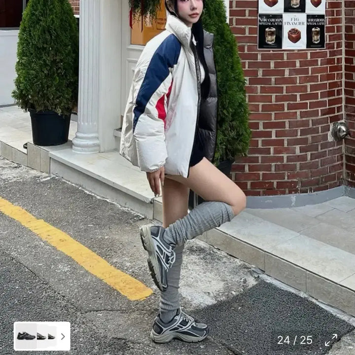 [BUNJANG] Reebok Trinity Gray Sneakers (240) / 1회착용) 리복 트리니티 운동화 차콜 (240)