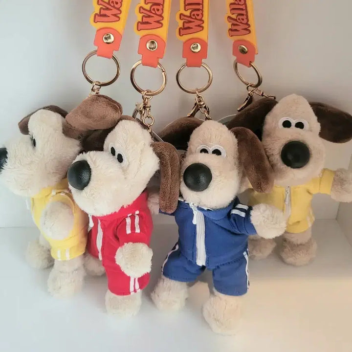[BUNJANG] Wallace &amp; Gromit Gromit Plush Keychain New / 월레스와 그로밋 그로밋 인형 키링 새상품