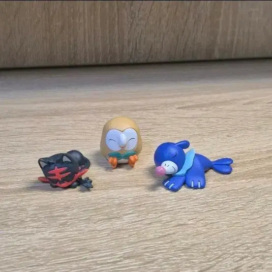 [BUNJANG] Pokemon 7th Generation Starter Figure Set / 급처) 포켓몬 피규어 고전 가챠 7세대 스타팅 세트