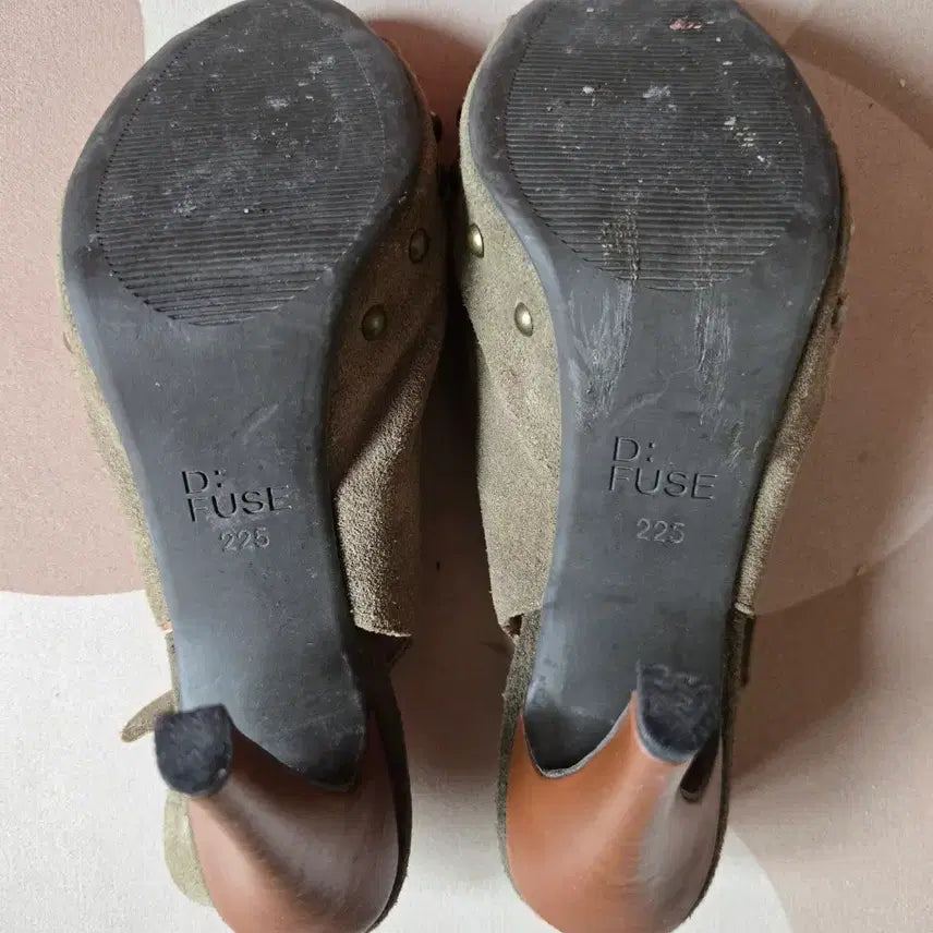 [BUNJANG] D:FUSE Suede Sandals / D:FUSE 스웨이드 샌들(35.무배)