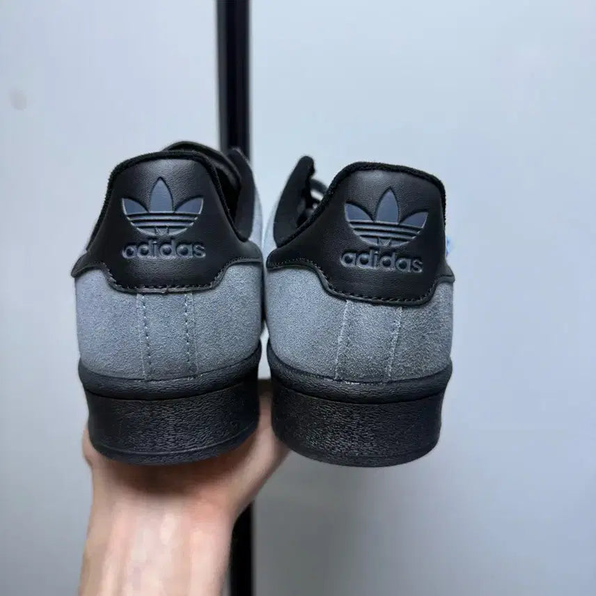 [BUNJANG] Adidas Superstar Grey Suede Sneakers / 아디다스 슈퍼스타 그레이 스웨이드 운동화