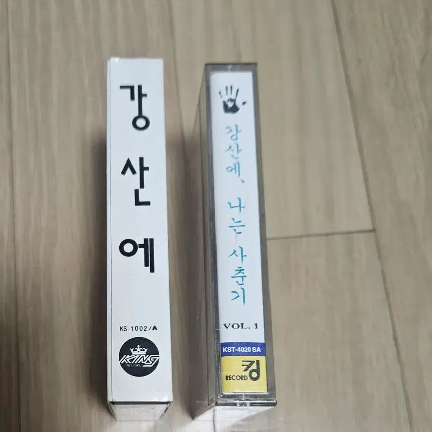 [BUNJANG] Kang San Ae Cassette Tape Album Set (Vol. 0 &amp; 1) / 강산에 카세트 테이프 앨범 2종 세트
