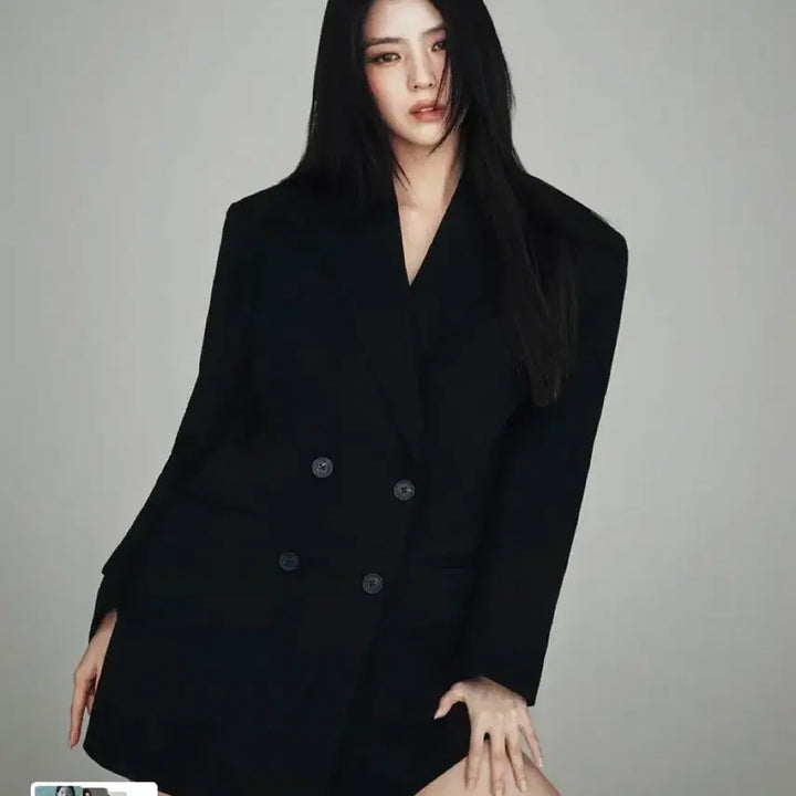 [BUNJANG] 새상품) 무신사 스탠다드 우먼 더블 브레스티드 롱 블레이저 (s) / 새상품) 무신사 스탠다드 우먼 더블 브레스티드 롱 블레이저 (s)