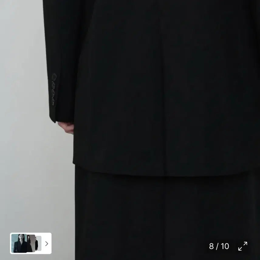 [BUNJANG] 새상품) 무신사 스탠다드 우먼 더블 브레스티드 롱 블레이저 (s) / 새상품) 무신사 스탠다드 우먼 더블 브레스티드 롱 블레이저 (s)