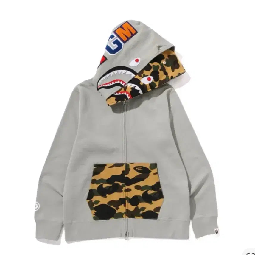 [BUNJANG] 베이프 더블샤크 후드집업 / 베이프 더블샤크 후드집업