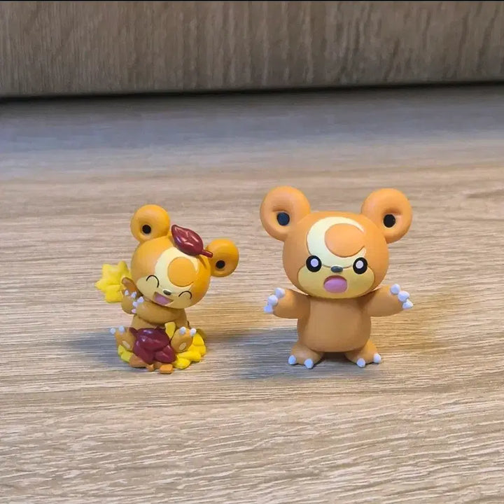 [BUNJANG] Pokemon Rare Gachapon Ursaring Figure Set / 포켓몬 피규어 희귀 가챠 깜지곰 세트