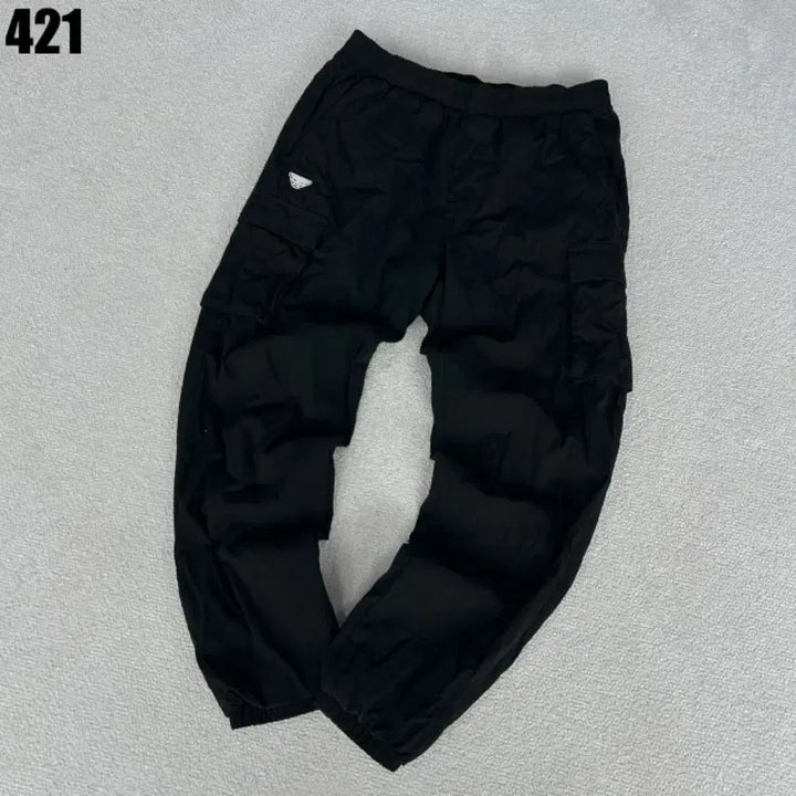 [BUNJANG] Dynafit Black Pocket Cargo Pants Size S / 다이나핏 블랙 포켓 카고 바지 S