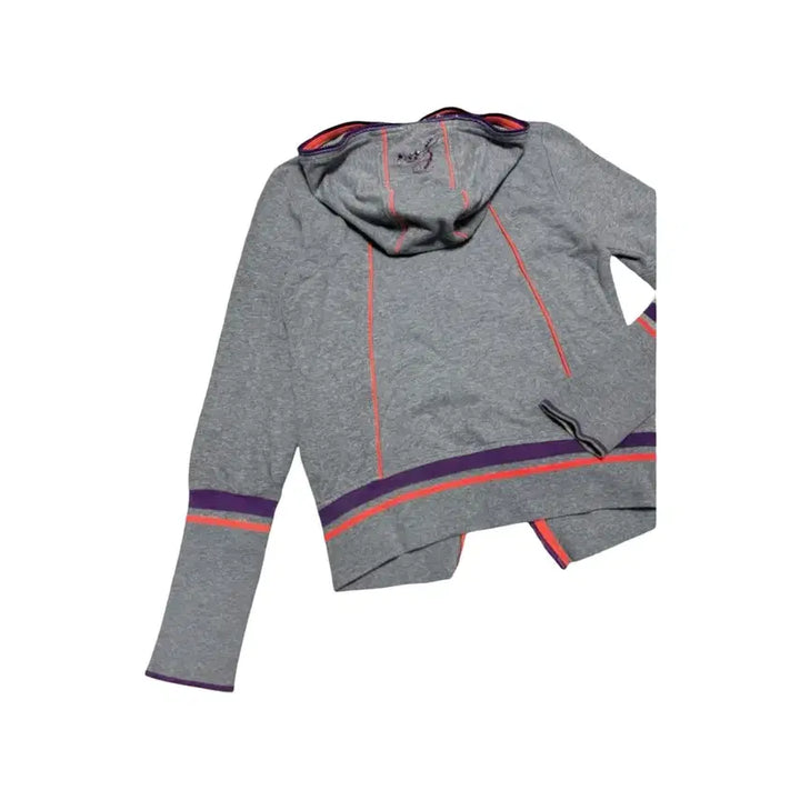 [BUNJANG] LINE Zip-Up Hoodie Gray OS / LINE ZIP-UP HOODIE 빈티지 후드집업 후드