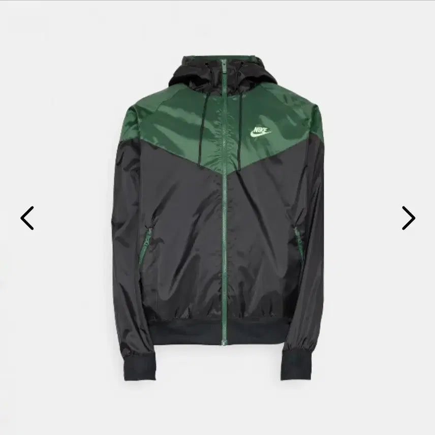 [BUNJANG] Nike NSW Green Windrunner Jacket XL / 나이키 NSW 그린배색 윈드러너 자켓 XL (새상품)