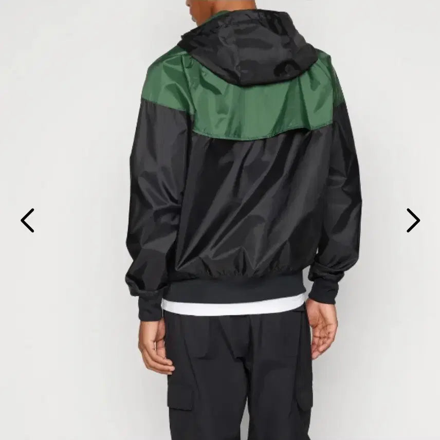 [BUNJANG] Nike NSW Green Windrunner Jacket XL / 나이키 NSW 그린배색 윈드러너 자켓 XL (새상품)
