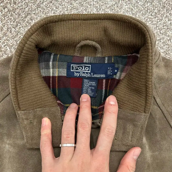 [SOLD OUT] 폴로 러프아웃 스웨이드 바라쿠타 자켓