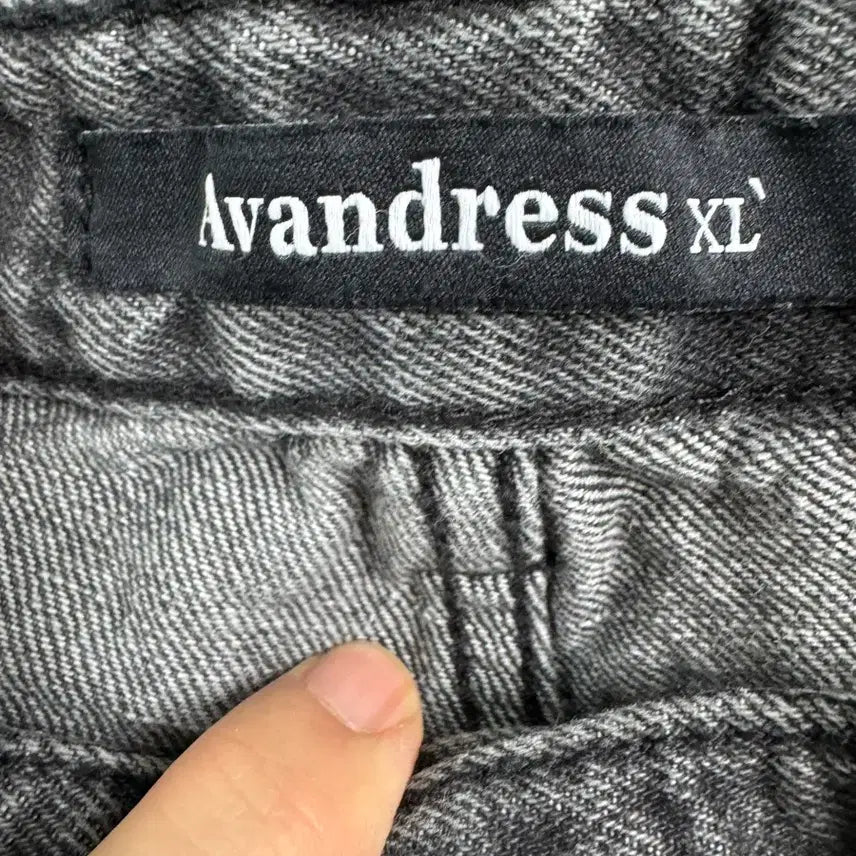 [BUNJANG] UrbanDress Black Wide Denim Pants (XL) / (XL)어반드레스 흑청 와이드 데님팬츠