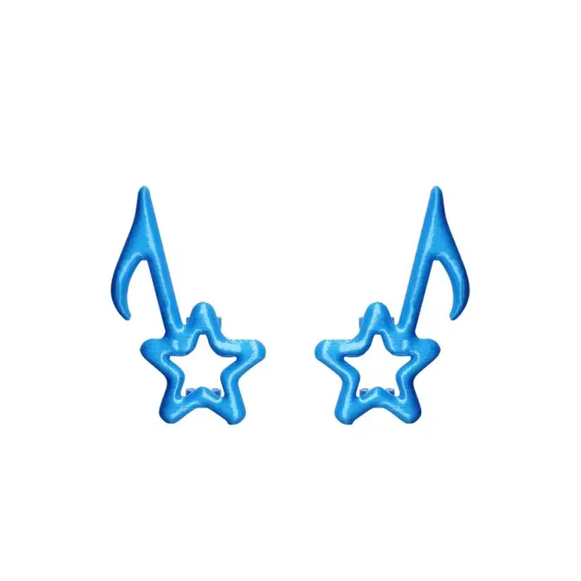 [BUNJANG] Cavish x Gyurin Star Earring Parts Blue / 새상품) 카비시 x 규린 스타 노트 이어 파츠 블루