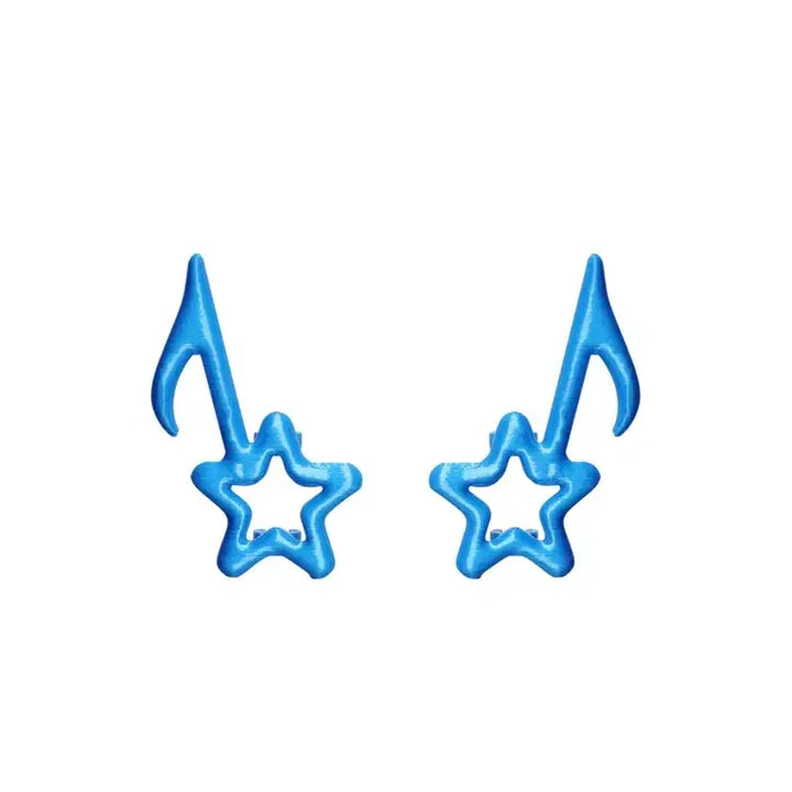 [BUNJANG] Cavish x Gyurin Star Earring Parts Blue / 새상품) 카비시 x 규린 스타 노트 이어 파츠 블루