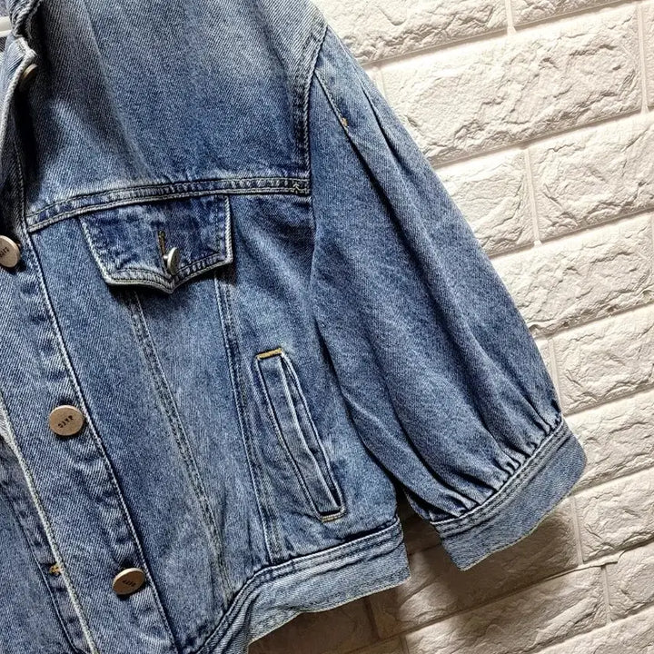 [BUNJANG] SJYP Denim Crop Jacket / SJYP 데님 크롭 자켓