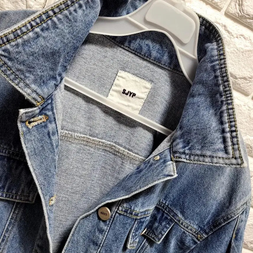 [BUNJANG] SJYP Denim Crop Jacket / SJYP 데님 크롭 자켓