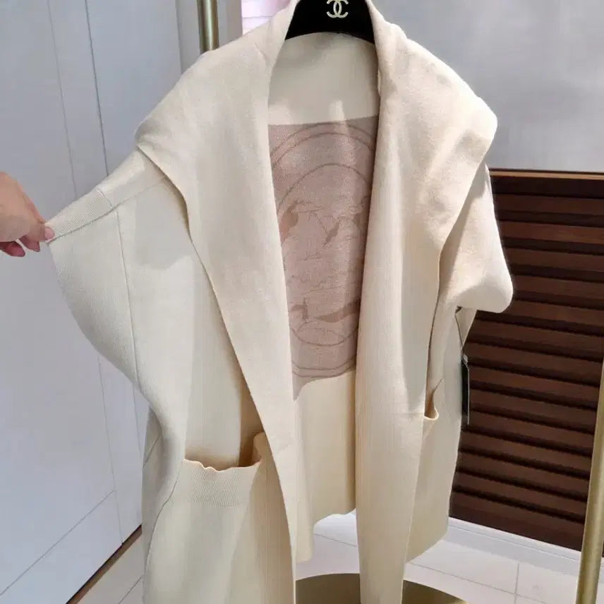 [BUNJANG] Georges Rech Spring Half Sleeve Hooded Cardigan / (택채새옷) 조르쥬레쉬 봄용 반팔 후드 가디건