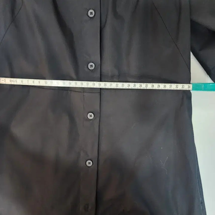 [SOLD OUT] COS 블랙 셔츠형 롱 원피스