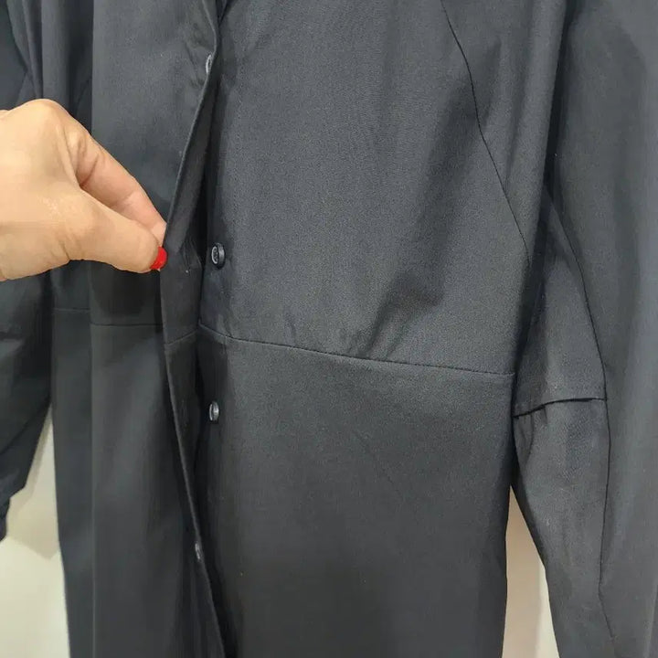 [SOLD OUT] COS 블랙 셔츠형 롱 원피스