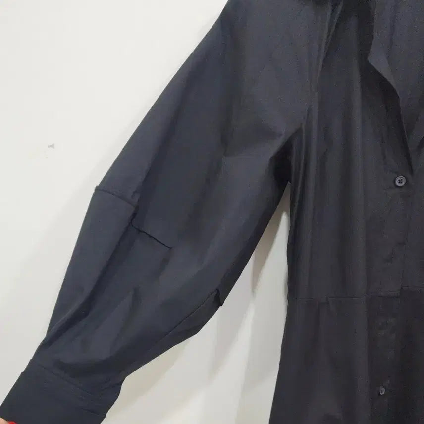[SOLD OUT] COS 블랙 셔츠형 롱 원피스