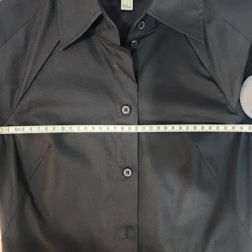 [SOLD OUT] COS 블랙 셔츠형 롱 원피스