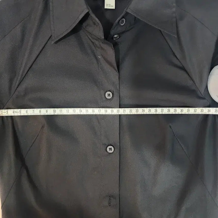 [SOLD OUT] COS 블랙 셔츠형 롱 원피스