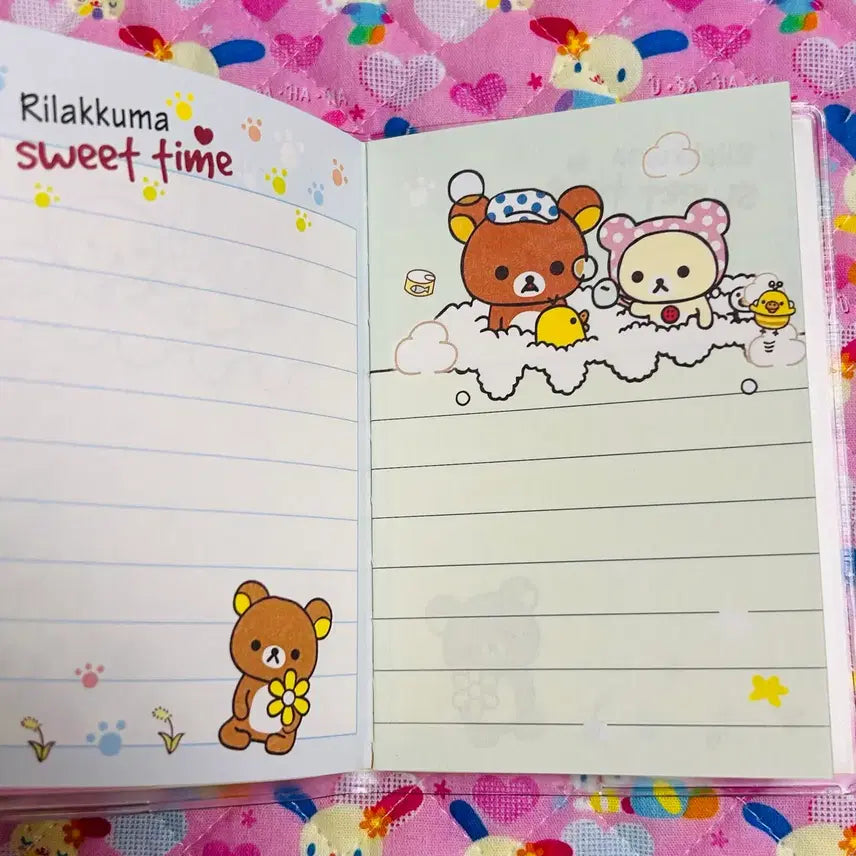 [BUNJANG] Rilakkuma Vintage Style Notebook / 리락쿠마 고전느낌 노트