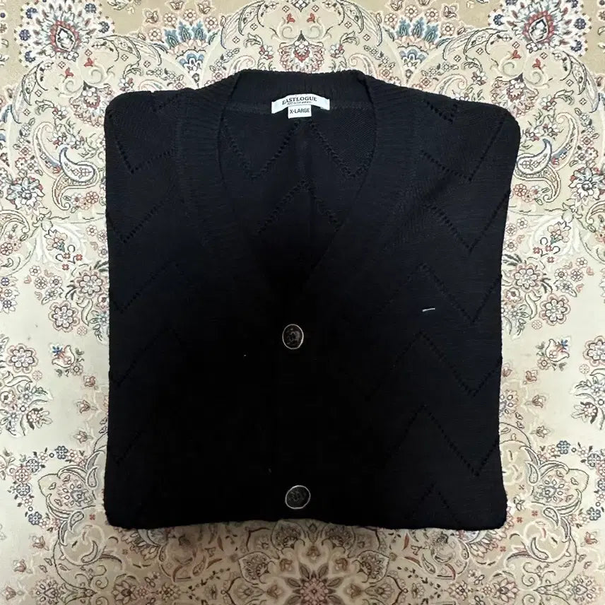 [BUNJANG] Eastlogg Cardigan Black XL / 이스트로그 가디건 블랙 xl