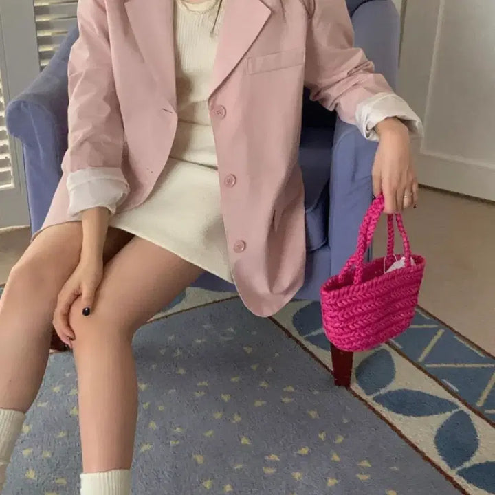 [BUNJANG] Pretty Young Thing Cotton Jacket / Pyt 프리티영띵 무지 코튼 자켓