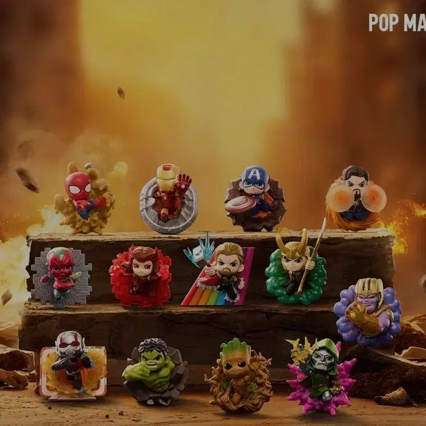 [BUNJANG] Popmart Avengers Figure Series (Sealed Full Set) / [미개봉 풀박스] 팝마트 어벤져스 피규어 시리즈