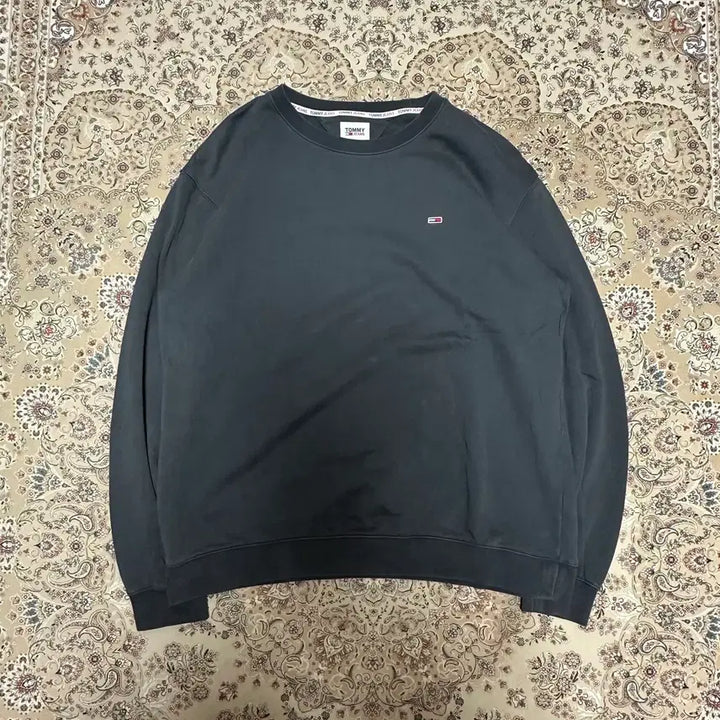 [BUNJANG] Tommy Hilfiger Tommy Jeans Sweatshirt Charcoal Grey XXL / 타미힐피거 타미진스 맨투맨 차콜 그레이 xxl