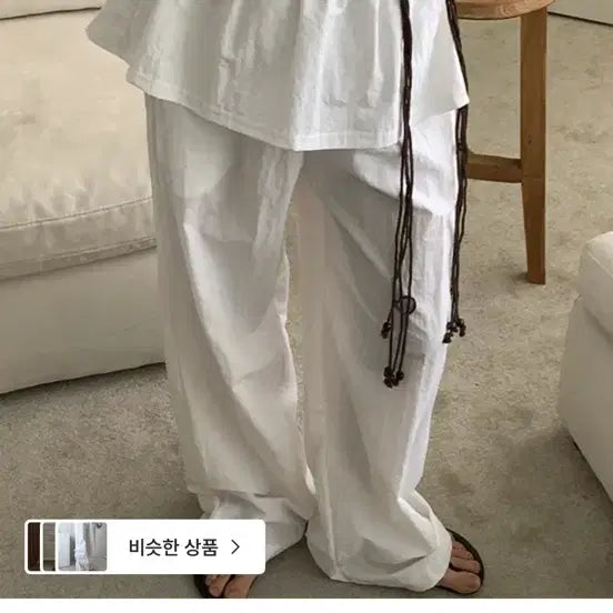 [BUNJANG] Nainy Bending Wide Skirt Pants / 나이니 밴딩 와이드 스커트 팬츠