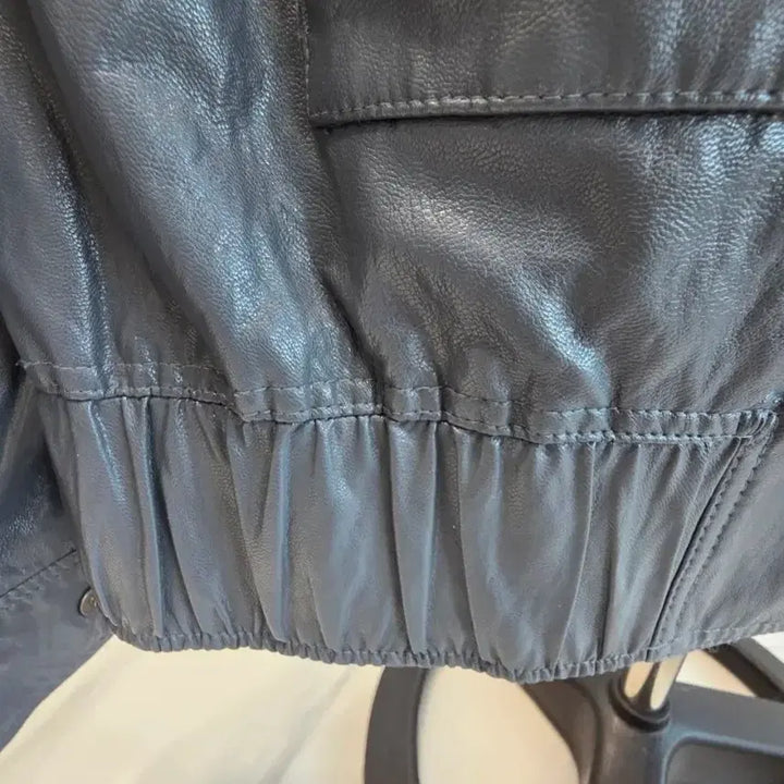 [BUNJANG] Giverny Faux Leather Jacket / 지베르니 페이크 레더 자켓 버건디&amp;그레이 2종