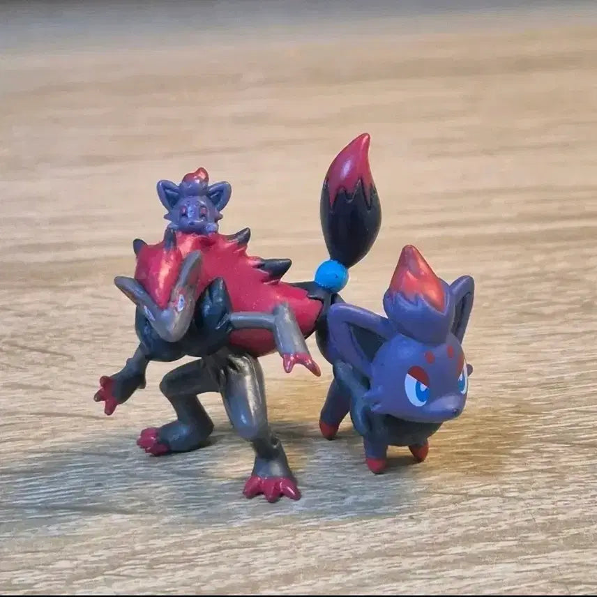 [BUNJANG] Pokemon Zoroark Evolution Set Figure / 포켓몬 피규어 고전 가챠 조로아 진화세트