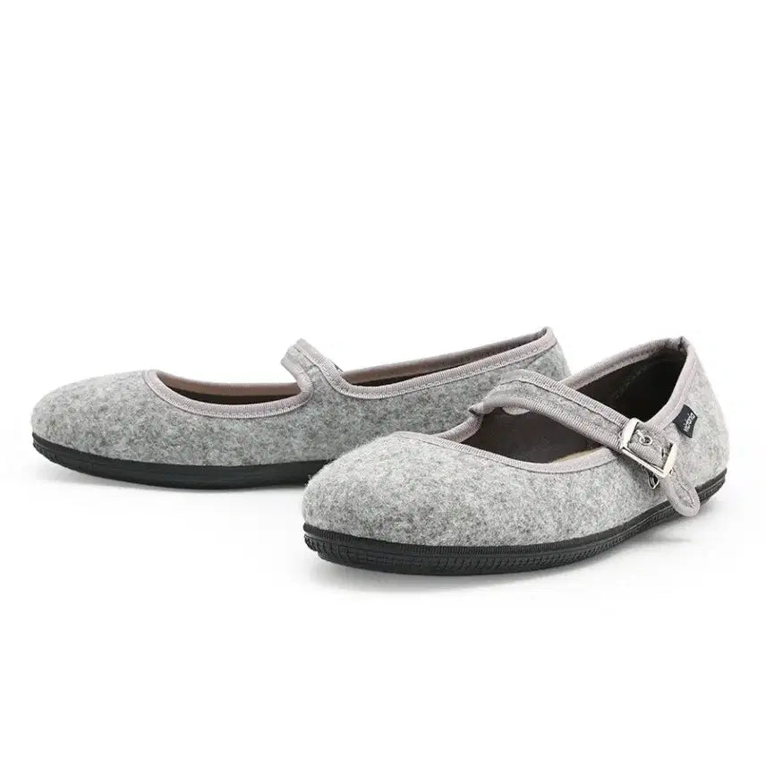 [BUNJANG] Victoria Shoes Oda Felt Mary Jane Grey 240 / 빅토리아슈즈 오다 펠트 메리제인 그레이 240
