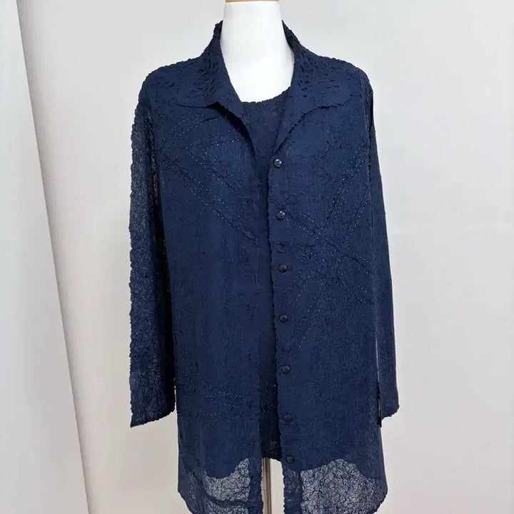 [SOLD OUT] *새상품* 고급 플리츠 한지주름 나시 가디건 세트 어버이날 선물 추