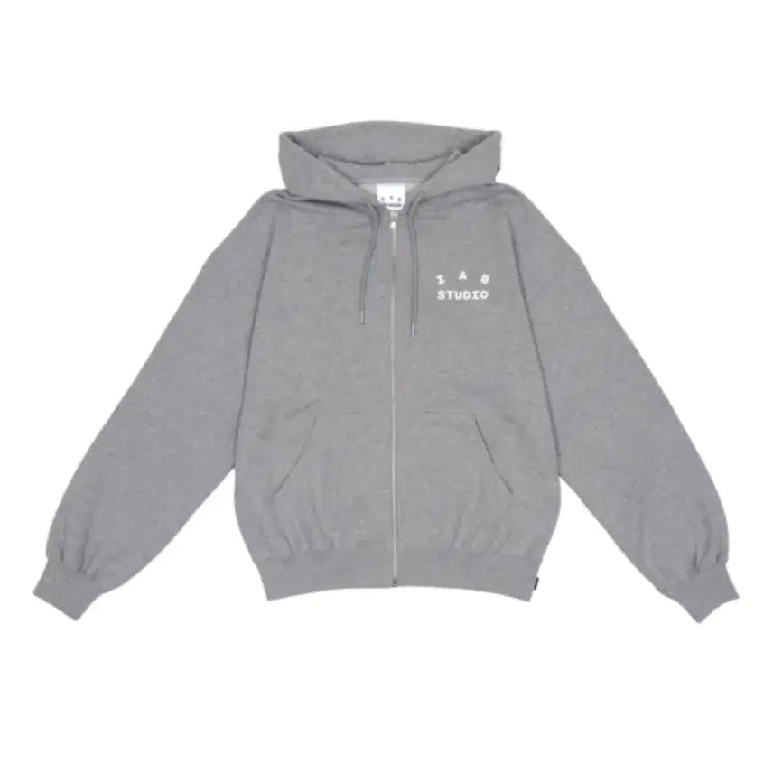 [BUNJANG] IAB STUDIO 26SS Hooded Zip-up Grey / 아이앱스튜디오 26ss 후드집업 그레이