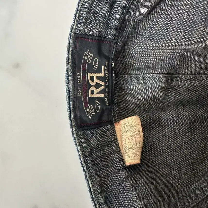 [BUNJANG] RRL Denim Cap Hat / 더블알엘 RRL 데님 캡모자
