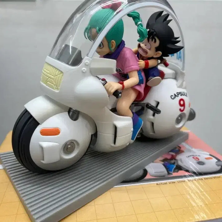 [BUNJANG] Dragon Ball Bulma Bike Figure / 드래곤볼 제일복권 부르마 바이크 (손오공) 판타스틱 어드벤처 해외판