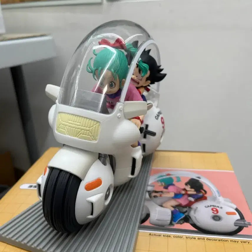 [BUNJANG] Dragon Ball Bulma Bike Figure / 드래곤볼 제일복권 부르마 바이크 (손오공) 판타스틱 어드벤처 해외판