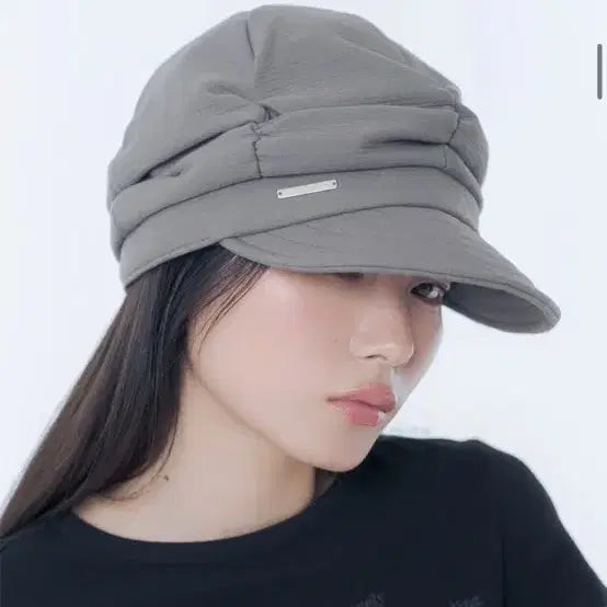 [SOLD OUT] 미세키서울 셔링 캡 Pleats shirring cap GREY/ 정가