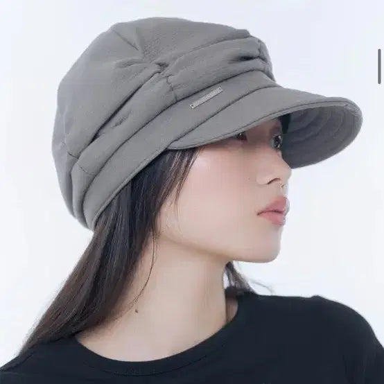 [SOLD OUT] 미세키서울 셔링 캡 Pleats shirring cap GREY/ 정가