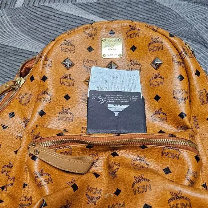 [BUNJANG] MCM Visetos Stark Backpack L Size / MCM백팩L사이즈 정품