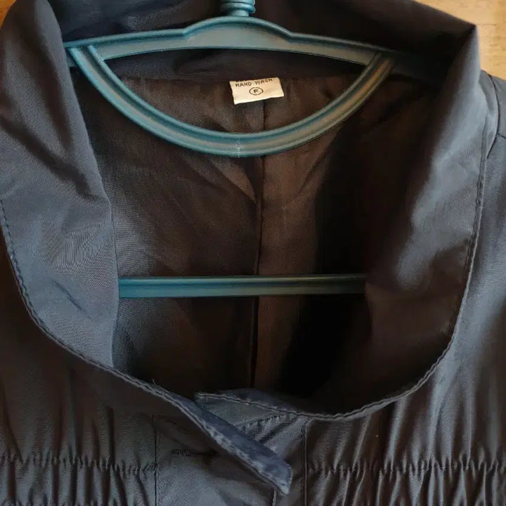 [BUNJANG] Black Shirring Coat / 블랙 셔링 코트