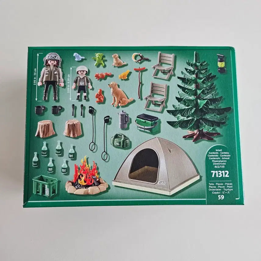 [BUNJANG] Playmobil x Chilsung Cider Collaboration Camping Set 71312 (Sealed) / 미개봉)플레이모빌 칠성콜라보 캠핑 71312