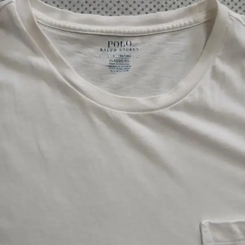 [BUNJANG] Polo Ralph Lauren White Pocket T-Shirt / 폴로 랄프로렌 포켓 반팔 티셔츠 화이트